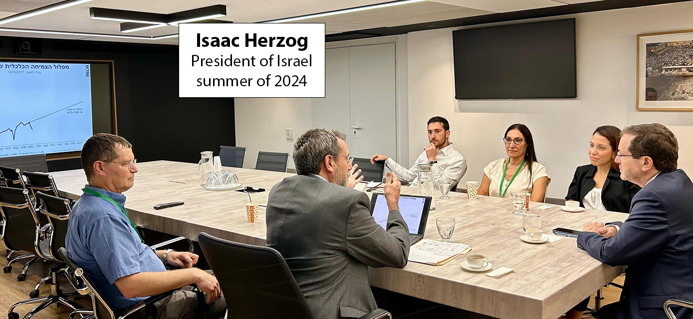 Isaac Herzog, President of Israel, summer of 2024